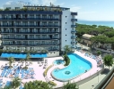 Вид на бассейн в Hotel Blaucel или окрестностях