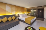 Кровать или кровати в номере Bosphorus Sorgun Hotel