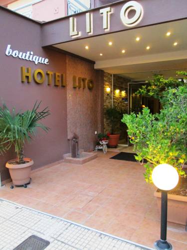 Отель Лобби или стойка регистрации в Hotel Lito